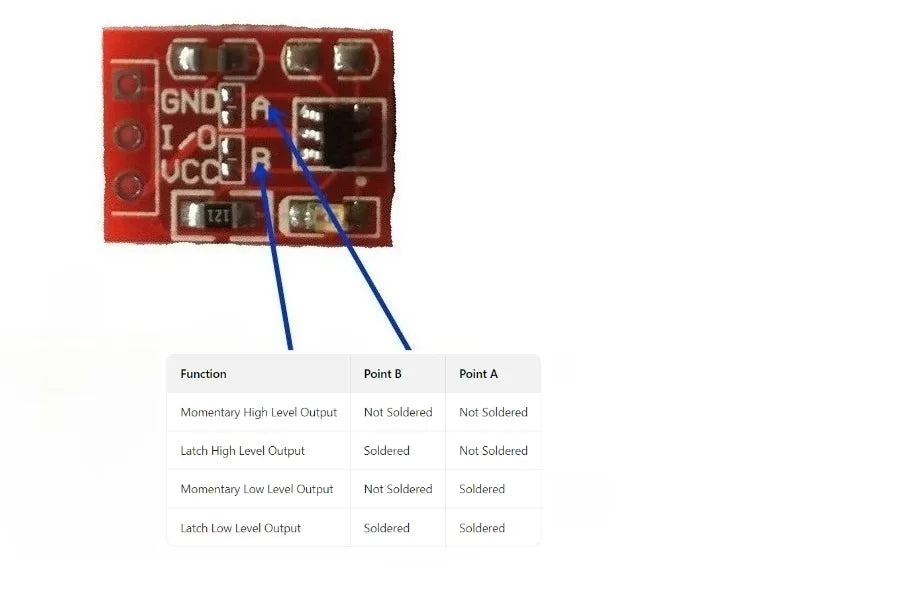 TTP223 Touch Sensor 10Pcs Capacitive Touch Switch Module Toggle Momentary Mode For Arduino ESP8266 Home Appliance Light Control