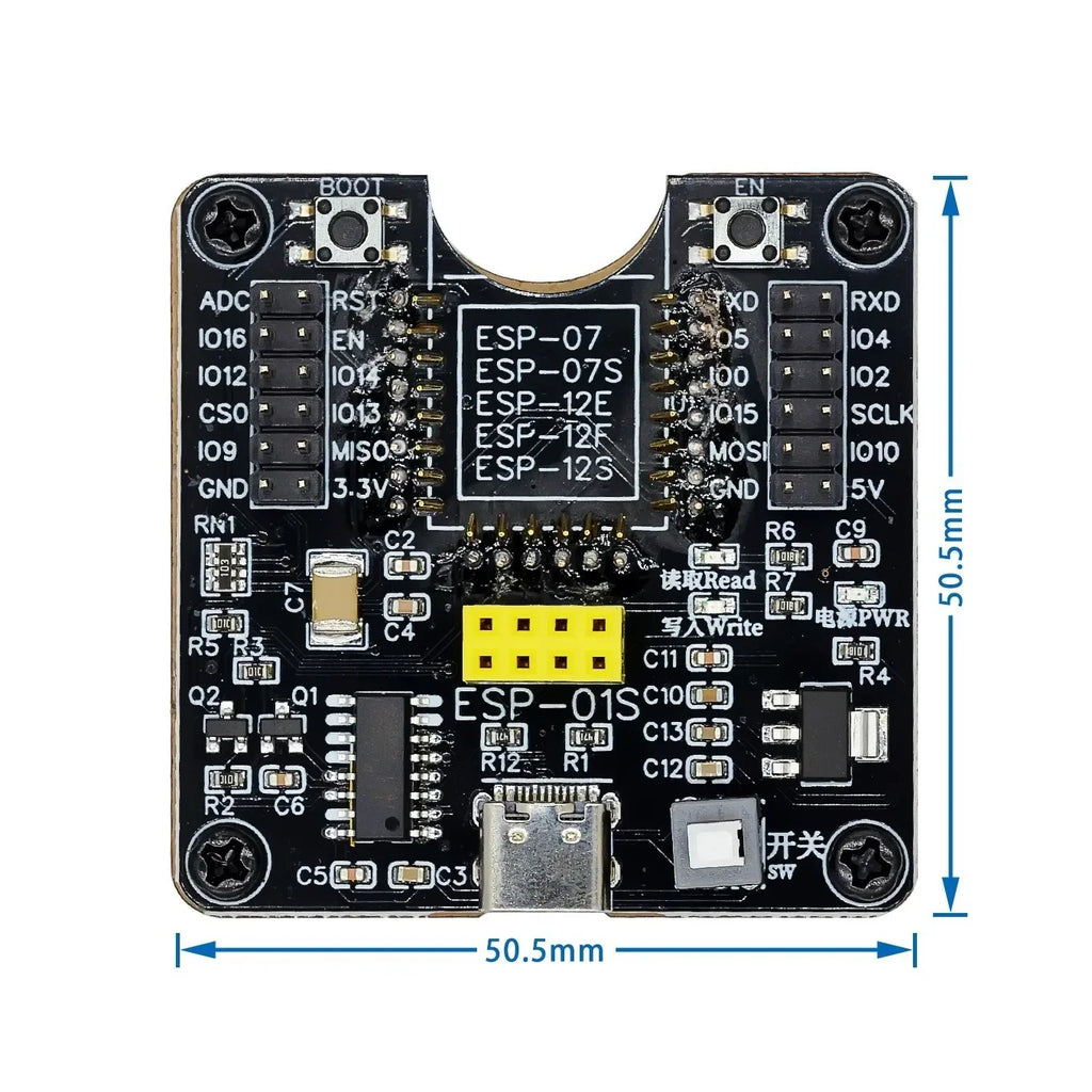 ESP8266 ESP-32 ESP32 Development Board Test Programmer Socket Downloader for ESP-01 ESP-12F ESP-07S ESP-12S ESP32