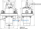 SAYOON SZJ-300A DC Contactor MZJ-300A Power Relay 12V 24V 36V 48V 60V 72V 120V for Car Batteries Electric Forklift Trucks