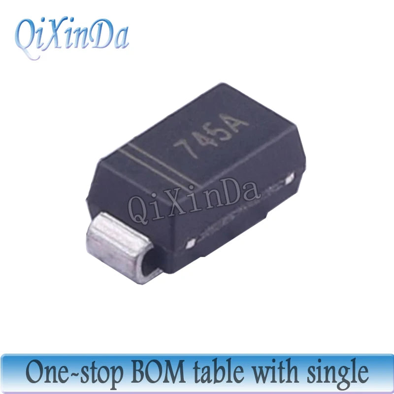 50PCS 1W SMD Zener Diode  3.3V 3.6V  4.7V 5.1V 5.6V 6.2V  8.2V 9.1V 10V 11V 12V 15V 18V 20V 24V 30V SMA 1SMA47 Series DO-214AC