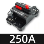 20A to 300A 12V-48V Circuit Breaker Power Protect Fuse Trolling with Manual Reset Waterproof Car Boat Manual 30A 80A 100A 300A