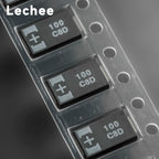 5pcs/lot 100uF 16V 50mOhms 16TQC100MYF 7343 Type D Ultra-Thin SMD Polymer Tantalum Capacitors POSCAP Low ESR New Original