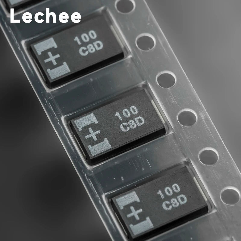 5pcs/lot 100uF 16V 50mOhms 16TQC100MYF 7343 Type D Ultra-Thin SMD Polymer Tantalum Capacitors POSCAP Low ESR New Original