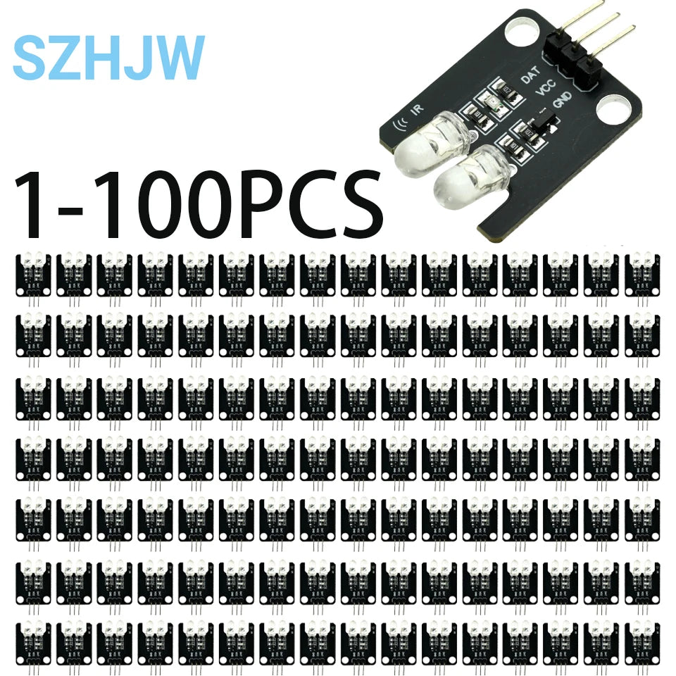 1-100PCS 5V 2-Way IR Infrared Bidirectional Transmitter Module for Infrared Communication Remote Control for Arduino