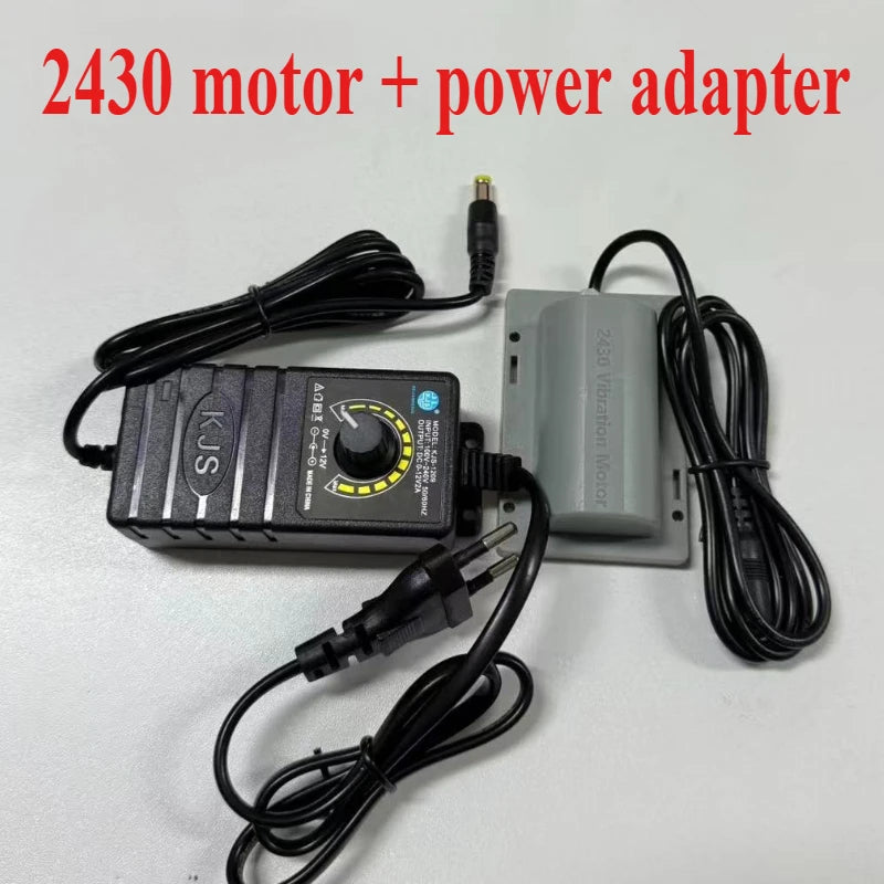 2838/2430 Vibration Motor with Power Controller 4300RPM 12V24V Massage Table Chair Motor