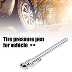 1-5pcs Stainless Steel Pen Shaped Car Vehicle Tire Pressure Gauge Test Meter Gauge Portable Car Tire Pressure Gauge Barometer