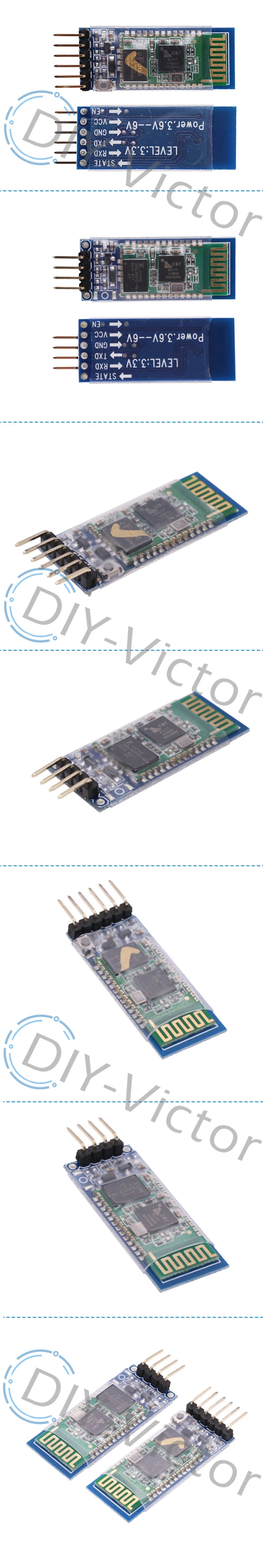 HC-05 HC05 RS232 Wireless Module  For Arduino Serial 6 Pin Bluetooth HC-06 4 Pin RF Receiver Module RS232 TTL to UART Converter