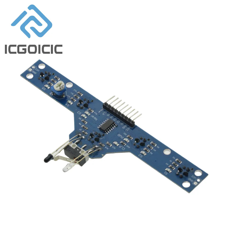 5 Way Infrared Tracing Sensor Module Obstacle Avoidance Patrol Line Detection Module 5 Functions High Sensitivity