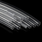 1/2/5M Clear 2:1 Heat Shrink Tube Diameter 0.6mm~120mm Wire Repair Protector Polyolefin Insulated Shrinkable Cable SleeveTubing