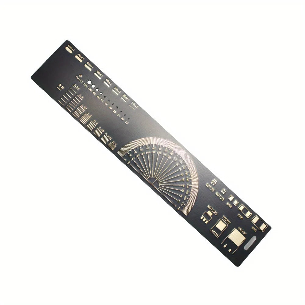 3 Type PCB Reference Ruler 15cm 20cm 25cm Multi-functional Measuring Tool Capacitor Chip IC SMD Diode Transistor