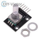 10pcs/lot 360 Degrees Rotary Encoder Module Brick Sensor Switch Development KY-040