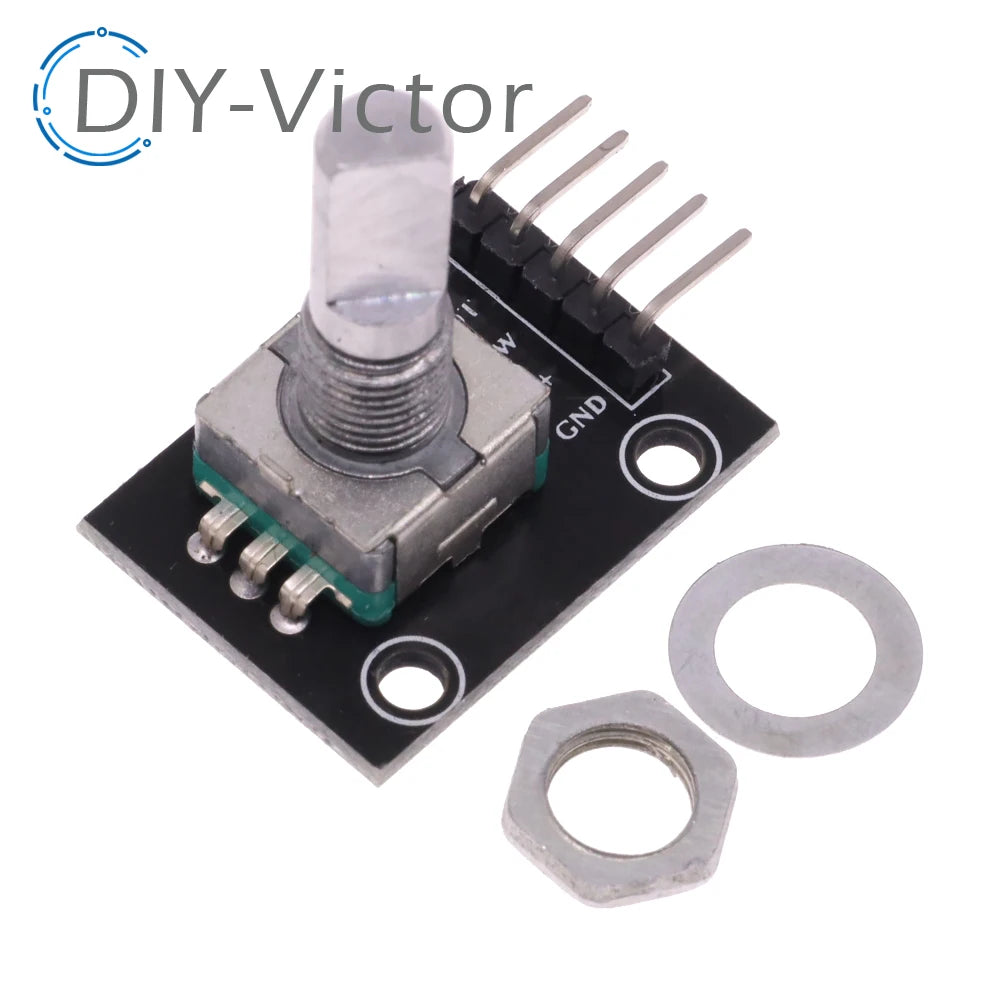 10pcs/lot 360 Degrees Rotary Encoder Module Brick Sensor Switch Development KY-040