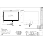 10.1 Inch TFT Display Screen Modules RGB24BIT IPS 1024*600 Capacitive Touch Full View Serial Screen