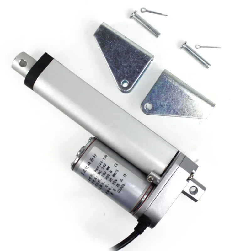 DC 12V 24V 100N to 1000N Linear Actuator 20mm 30mm 50mm 100mm Stroke Linear Drive Electric Motor Linear Motor 10mm/s Speed