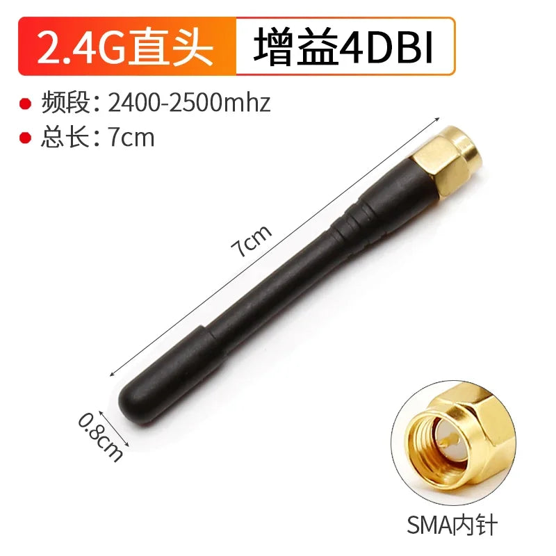 1Pcs 2.4G 5G 5.8G 3DBI Dual Frequency Stick Wifi Bluetooth Zigbee External Chili Pepper SMA Foldable Antenna
