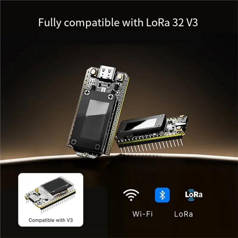 T23C Lora 32 Dev-Board Kit Heltec V4.3 Meshtastic SX1262 32-S3 27Dbm OLED Display Wifi BLE 868-915Mhz With 3D Print Case