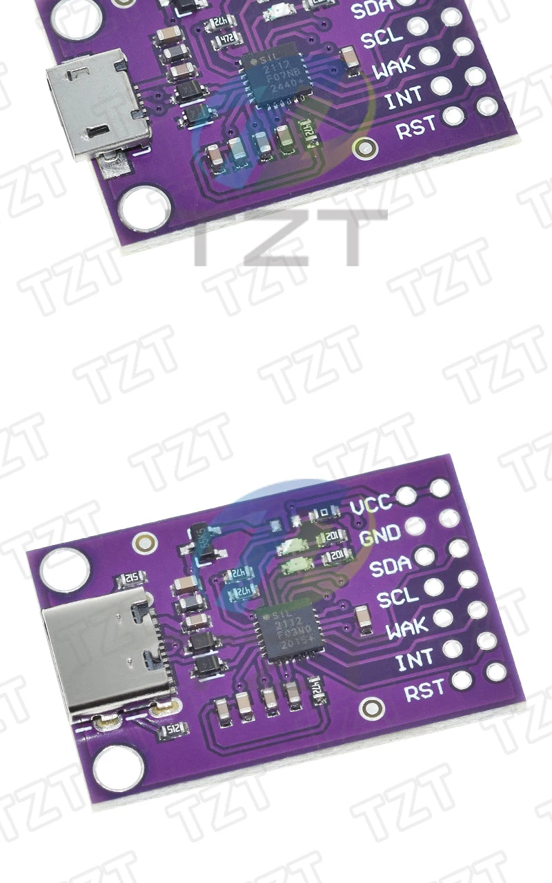 GREATZT 1/3PCS CP2112 Micro/Type-c Debug Board USB To I2C Module For Arduino
