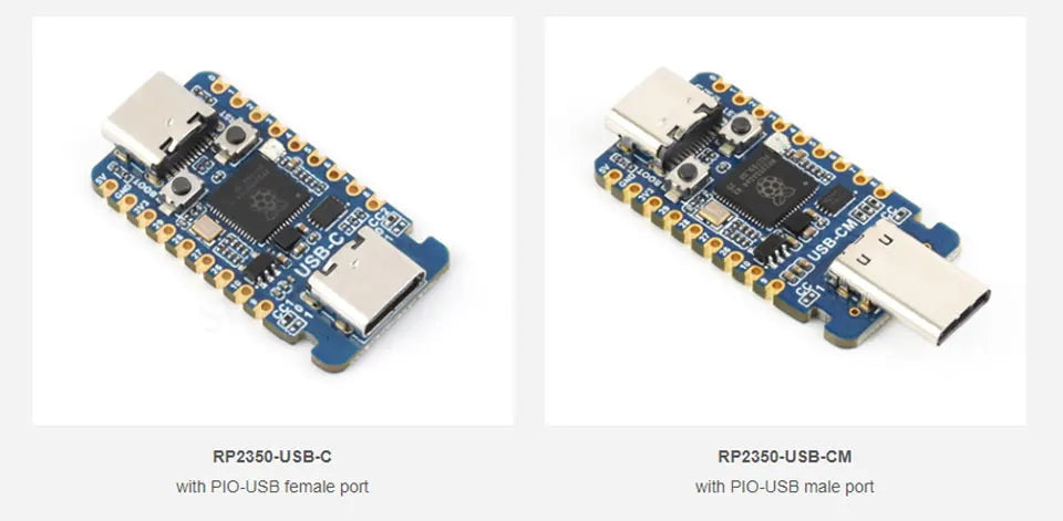 Raspberry Pi Pico 2 RP2350A USB-C Mini Development Board