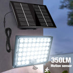 Super Bright 184 LED Solar Light Outdoor Motion Sensor Solar Wall Light IP65 Waterproof 3 Working Modes Solar Floodlight