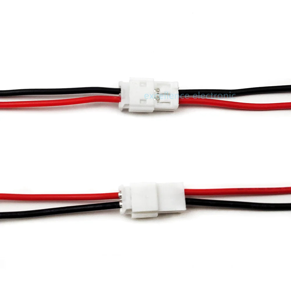 5/10pairs JST ZH 1.5mm 2PIN Micro Electrical Male and Female Connector Plug with 150mm 24AWG Wire Cables