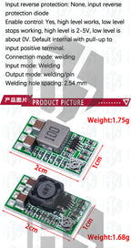 10PCS Mini DC-DC 12-18V To 5V 3A Step Down Power Supply Module Voltage Buck Converter Adjustable 97.5% 1.8V 2.5V 3.3V 5V 9V 12V