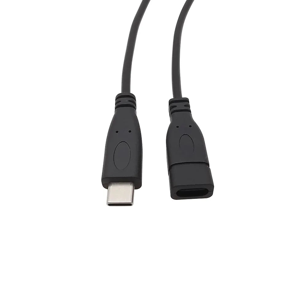 1/3Pcs 0.3M 1M 2M USB Type C Male Female Power Supply Cable Charge Connector Welding 2Pin 4Pin Wire Extension Adapter DIY Repair