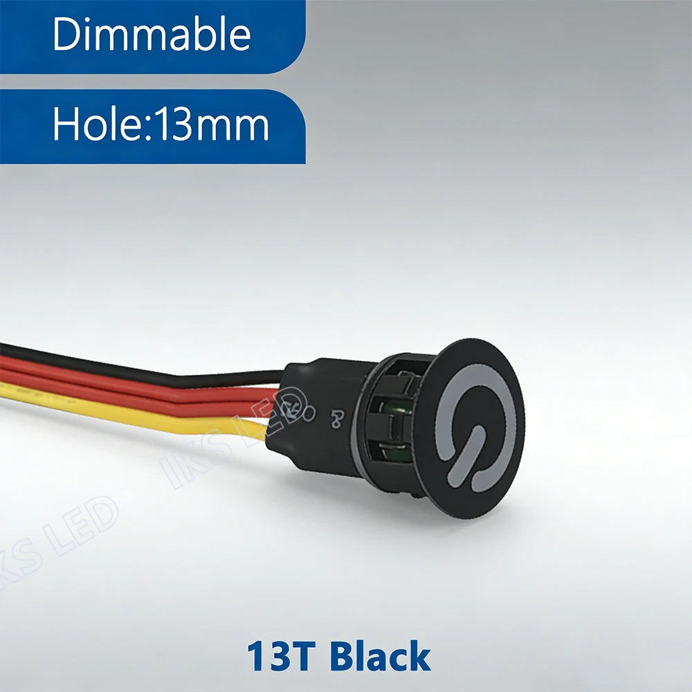 10mm 16mm Smart Home Touch Sensor Button Dimmable Controller Switch for DC5V 12V 24V Smart Home Led Tape LED Dimmer Controller
