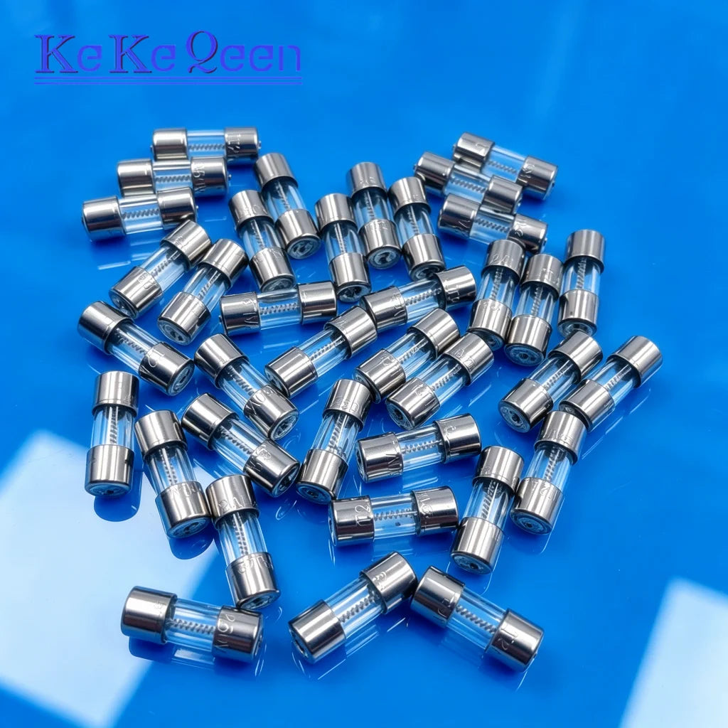 200pcs 3.6*10mm 3.6x10 250V F1A F2A F5A Fast Glass Fuse Without Lead Wire 3.6*10 Glass Slow Fuse T1A T2A T5A New Free Shipping