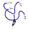 Flexible Holder Alligator Arms Soldering Helping Hands Table Clamp Pcb Board Adjustable Welding Repair Third Hand Tool Magnifier