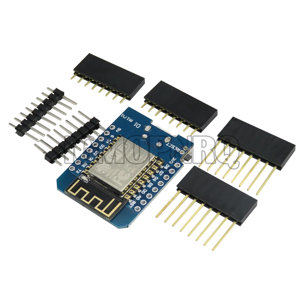 CH340G CH340 ESP8266 ESP-12 ESP-12F V2 USB WeMos D1 Mini PRO V3.0.0 WIFI Development Board NodeMCU Lua IOT Board 3.3V With Pins