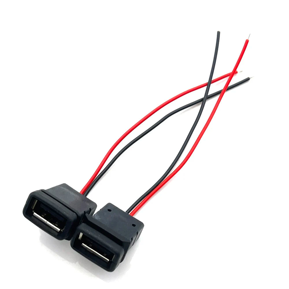 4 Pin Press Type USB Connector Type-C Waterproof with PH 2.0 Female Socket High Current Fast Charging Jack Port with Data Pin