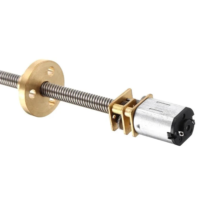 Motor gearbox threaded reduction motor with long output shaft continuous current T5 x 160mm N20 DC gear