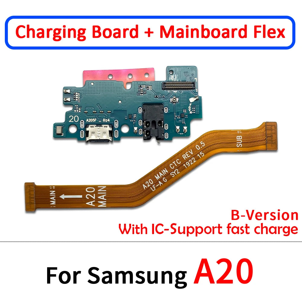 NEW USB Charge Port Charging Socket Connector Board Main FPC Connect Mainboard Flex Cable For Samsung A10 A20 A30 A40 A50