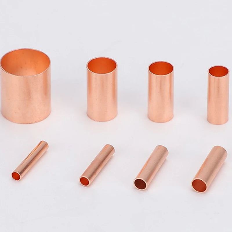 Copper Connecting Pipe GT Small Copper Tube Cable Intermediate Joint Cold Pressed Wire Crimping Terminal Quick Docking Connector
