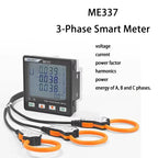 Three Phase Multi-function Smart Meter ME337 RS485 Rogowski coil LCD Digital Power Energy Panel meter