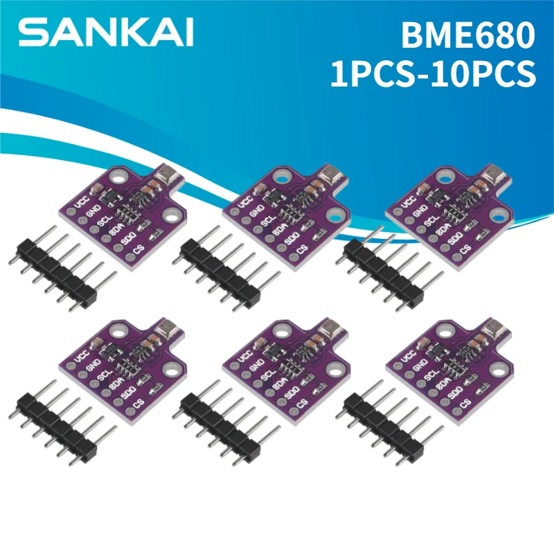 1-10pcs BME680 CJMCU-680 High Altitude Module Digital Temperature Humidity Pressure Sensor Development Board DIY Kit Electronics