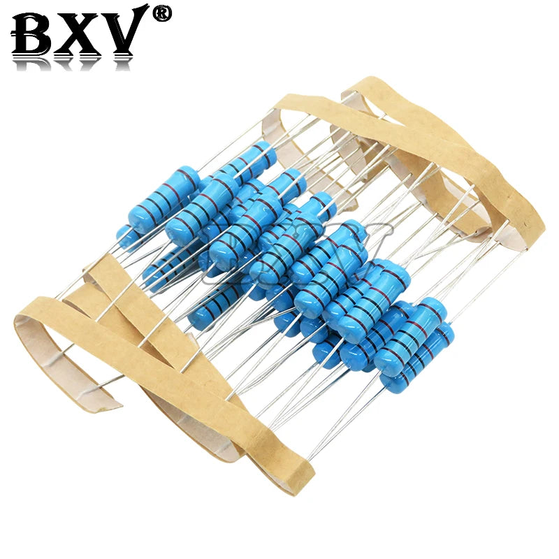 3W Metal Film Resistor 1% 10PCS/LOT 1R ~ 1M 1R 4.7R 10R 22R 33R 47R 1K 4.7K 10K 100K 1 4.7 10 22 33 47 4K7 Ohm