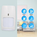 Wired Dual-tech Infrared Motion Microwave Detector Wall Mounted PIR Motion Sensor Pet Immunity for Burglar Security Alarm System