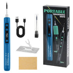 5V/15W Digital Display Soldering Iron Welding Repair Tool Cordless USB Soldering Iron Adjustable Temperature Speed Heating