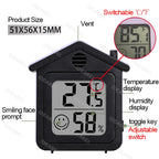 Electronic Temperature Humidity Meter Sensor Gauge Weather Station For Home ﻿LCD Digital Thermometer Hygrometer Indoor Room