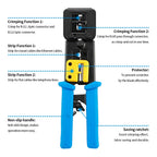 RJ45 Crimper Hand Network Tools Pliers RJ12 Cat5 Cat6 8P8C Cable Stripper Pressing Clamp Tongs Clip Multi Function