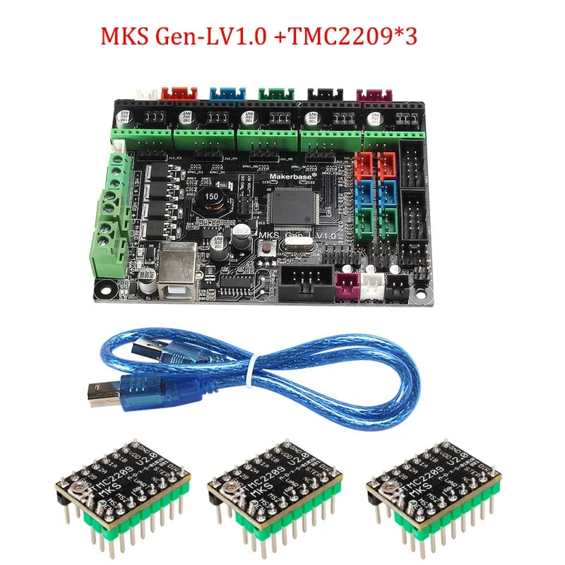 RAMPS MKS Gen-L V 2.1 1.0 Control Board 3D Printer Parts With TMC2209 TMC2208 Uart Mode Gen L for Ramps1.4 A4988 DRV8825