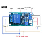 XH-M131 DC 5V / 12V Light Control Switch Photoresistor Relay Module Detection Sensor 10A Brightness Automatic Control Module