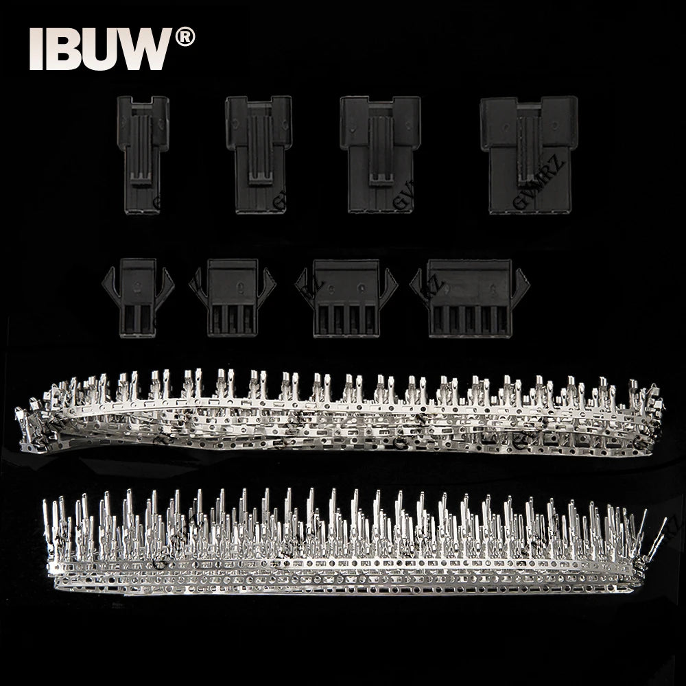 560PCS SM2.54 Kits 2.54mm Pitch JST SM Connector 2P 3P 4P 5P Pin Male Female Housing Plug Connector Assortment Kit with box