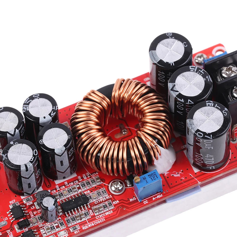 1Pcs 1200W 20A DC-DC Converter Boost Car Step-up Power Supply Module 8-60V to 12-83V