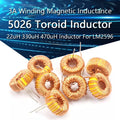 5-50PCS 5026 Toroid Inductor 3A Winding Magnetic Inductance 22uH 33uH 47uH 5647uH 100uH 220uH 330uH 470uH Inductor For LM2596