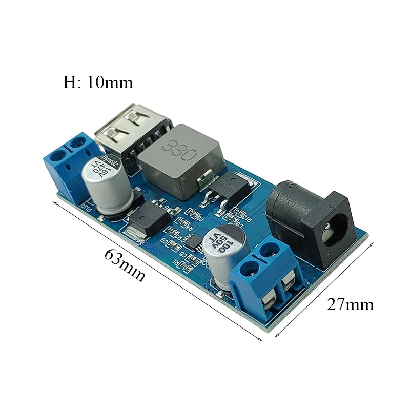 9V-36V 12V 24V to 5V 5A Car USB Charger Power Module DC-DC Buck Step Down Converter