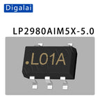 100%New origina 5PCS LP2981AIM5X-5.0 LP2980 LP2985 LP2992 3.3 3.0 2.5 SOT23 LDO linear regulator chip