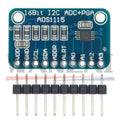 16 Bit I2C ADS1115 Module ADC 4 Channel With Pro Gain Amplifier RPi Development Board