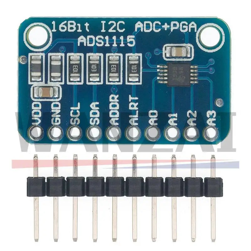 16 Bit I2C ADS1115 Module ADC 4 Channel With Pro Gain Amplifier RPi Development Board
